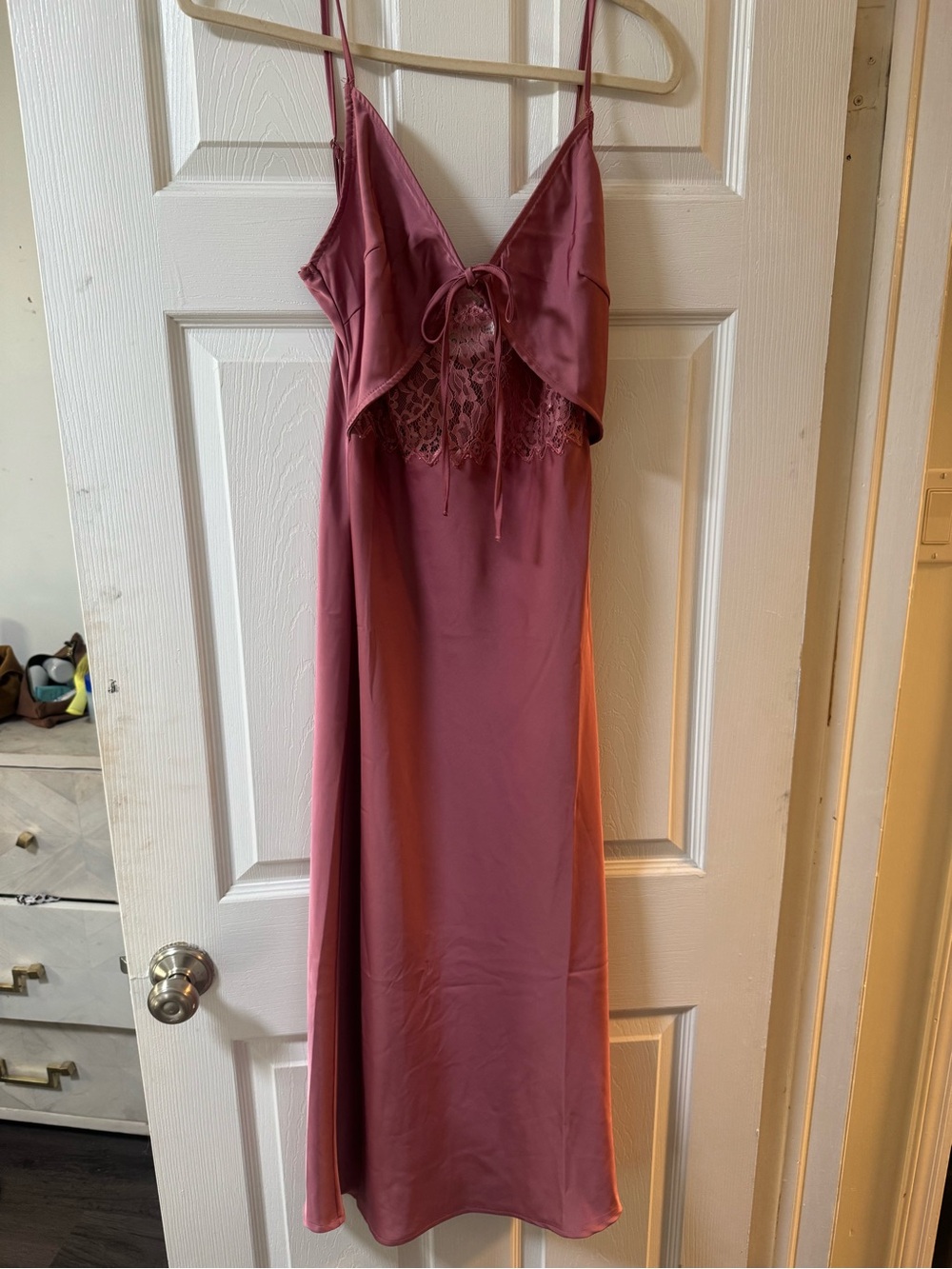 NWT hello Molly plum purple lace dress